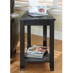 Elwell Chairside Table - Wedge - Black